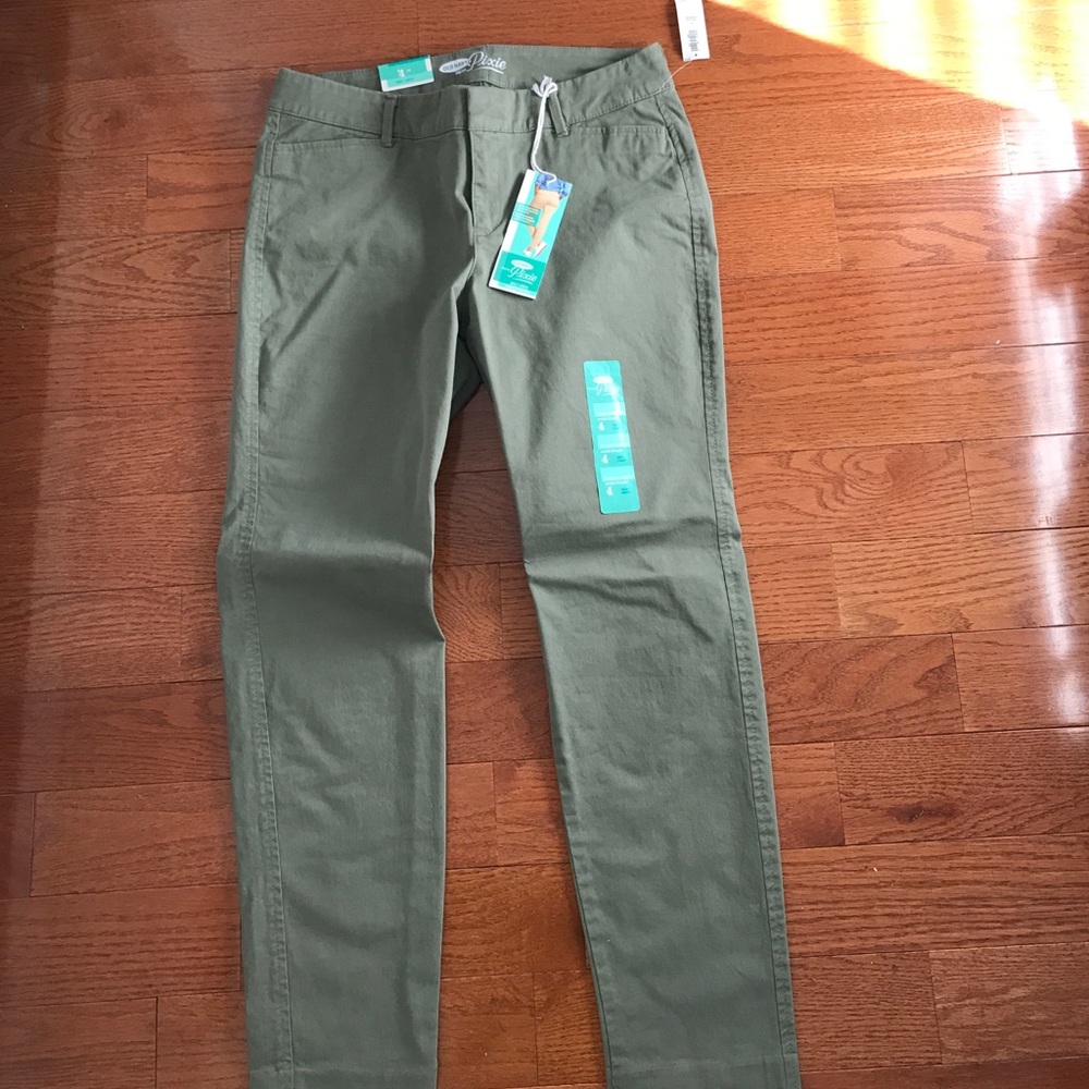 Army green pants